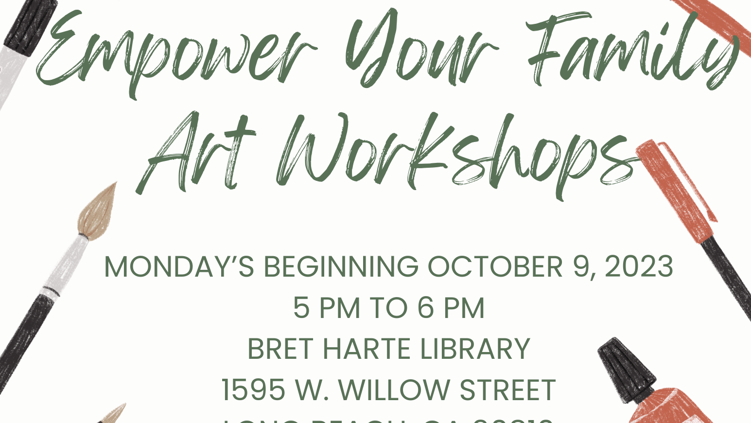 Empower Family Art Workshop | Agape Children's Museum