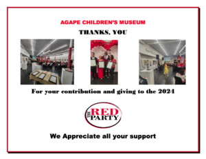 Agape Children’s Museum Thanks the Supporters