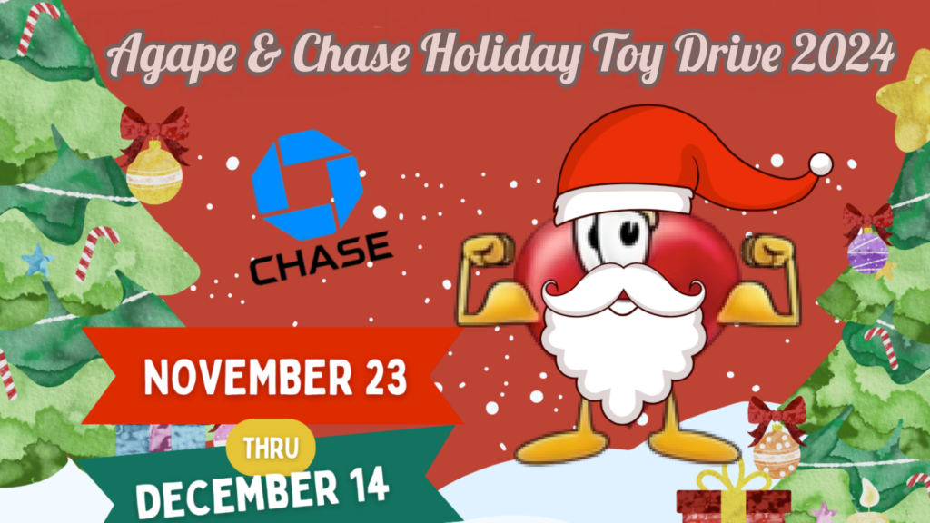 Agape_Chase_Holiday_Toy_Drive