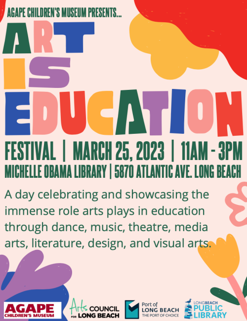 Art is education 2023 flyer